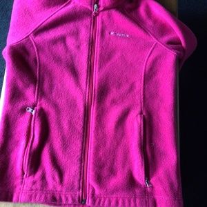 Girls size large fleece coat